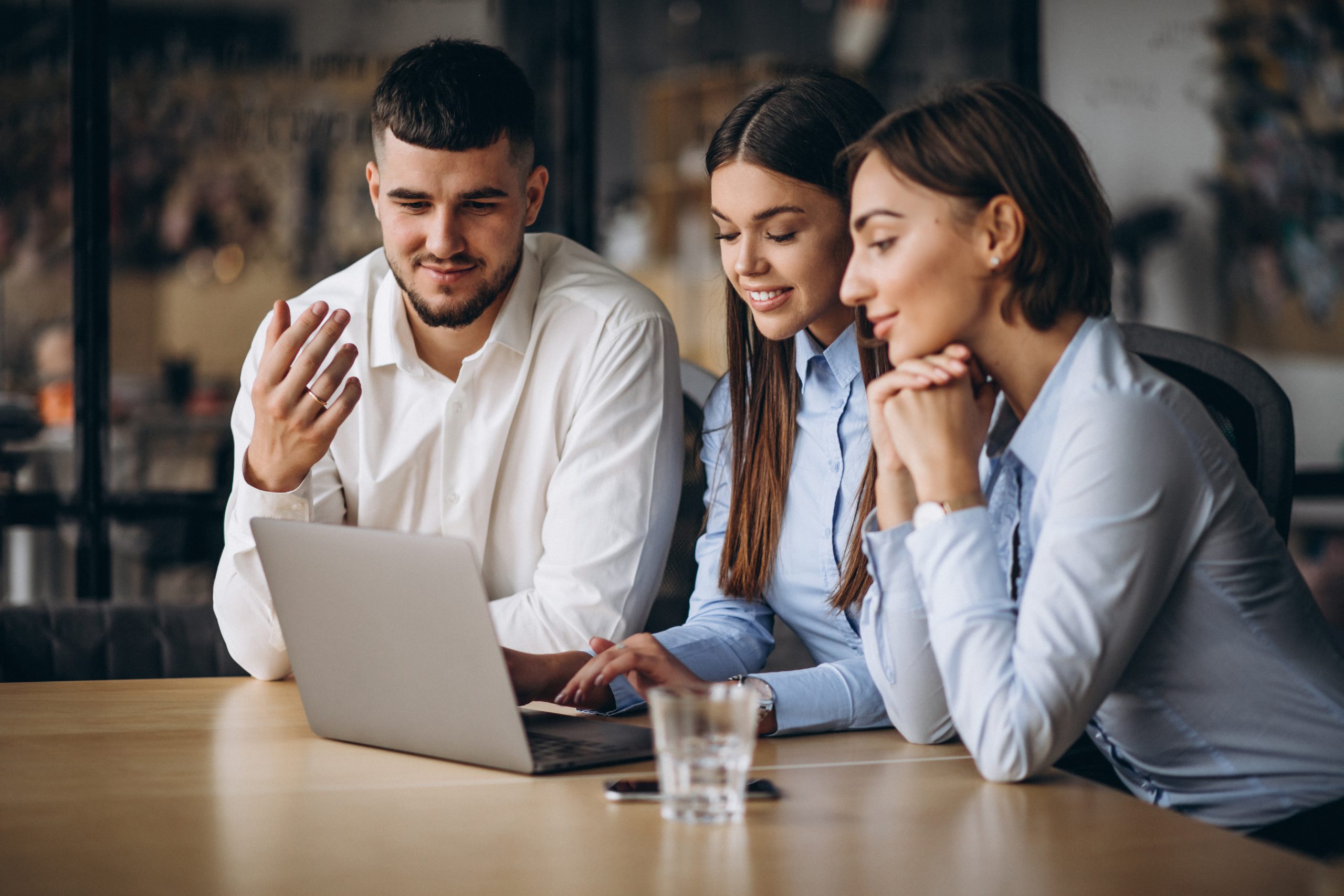 Business people in office
